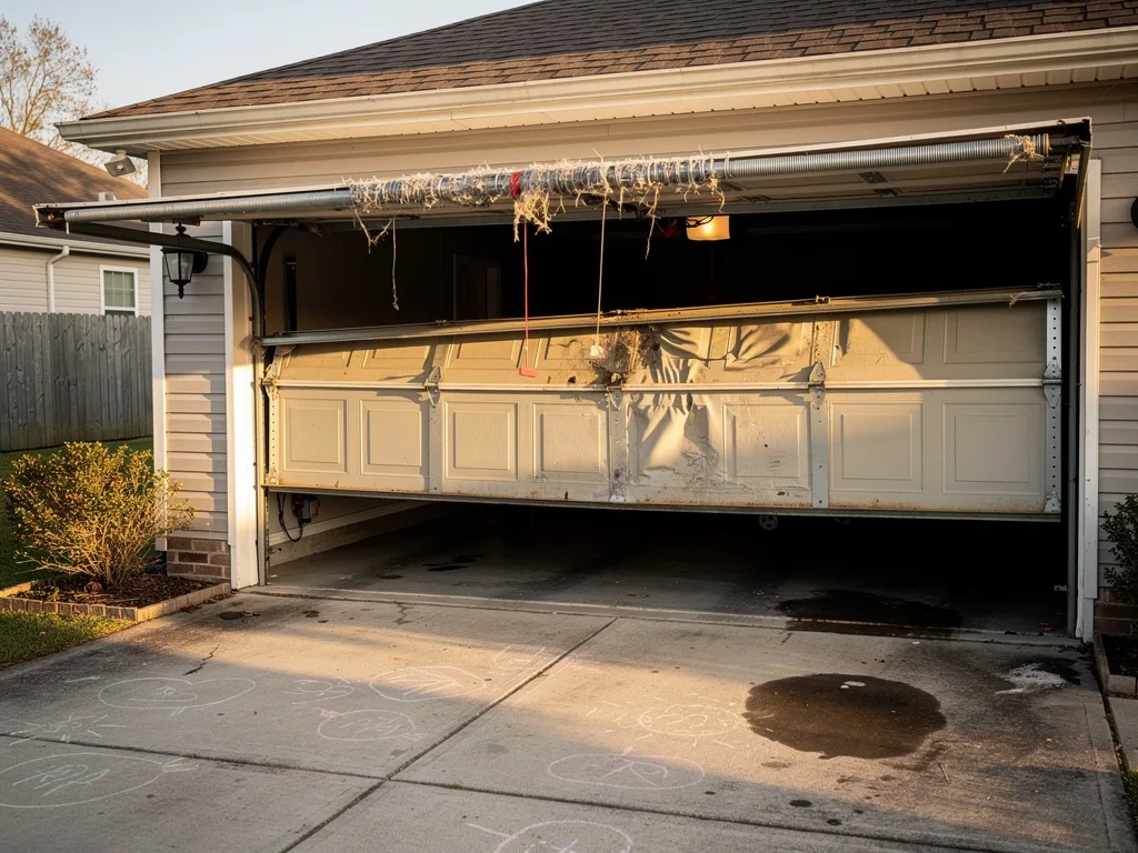 Recognizing a Common Garage Door Trouble Sign