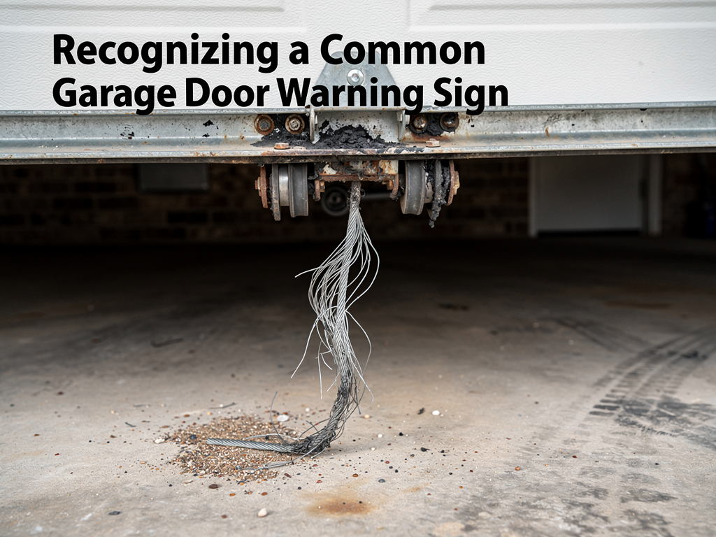 Recognizing a Common Garage Door Warning Sign