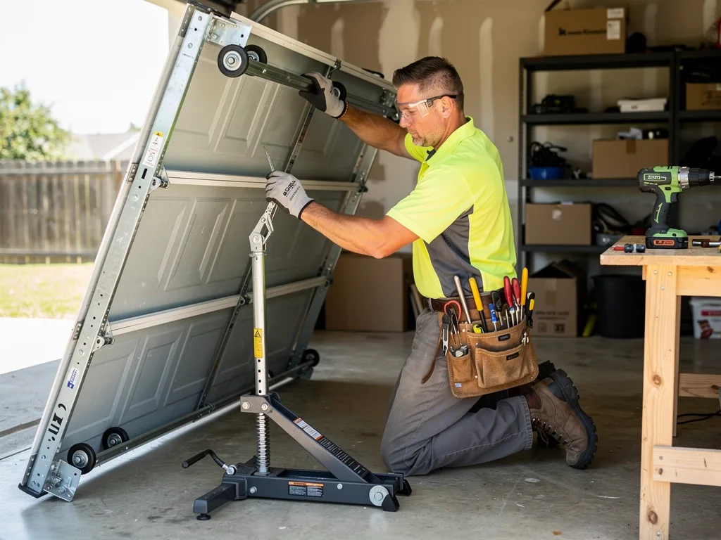 Off-Track Door Repair